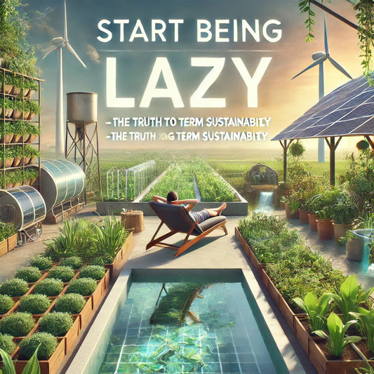 Benefitting from lazy sustainability and enjoying life