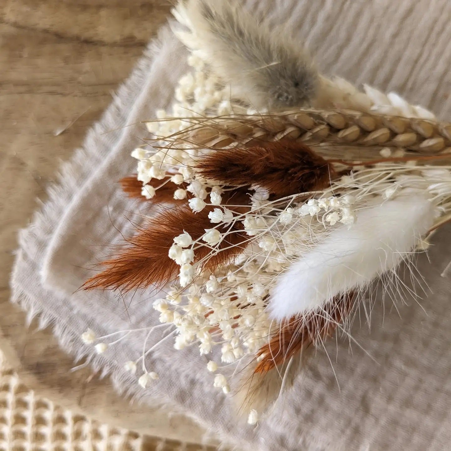 Masion Oline - Trockenblumen - COUNTY CHIC - kleiner Strauß natürlicher Trockenblumen