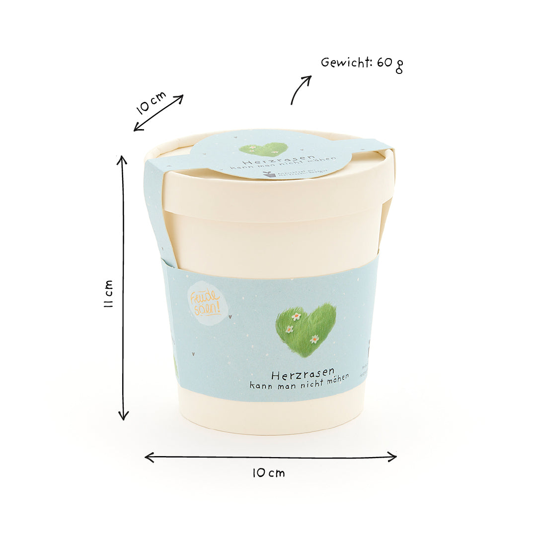 Herzrasen kann man nicht mähen - Becher