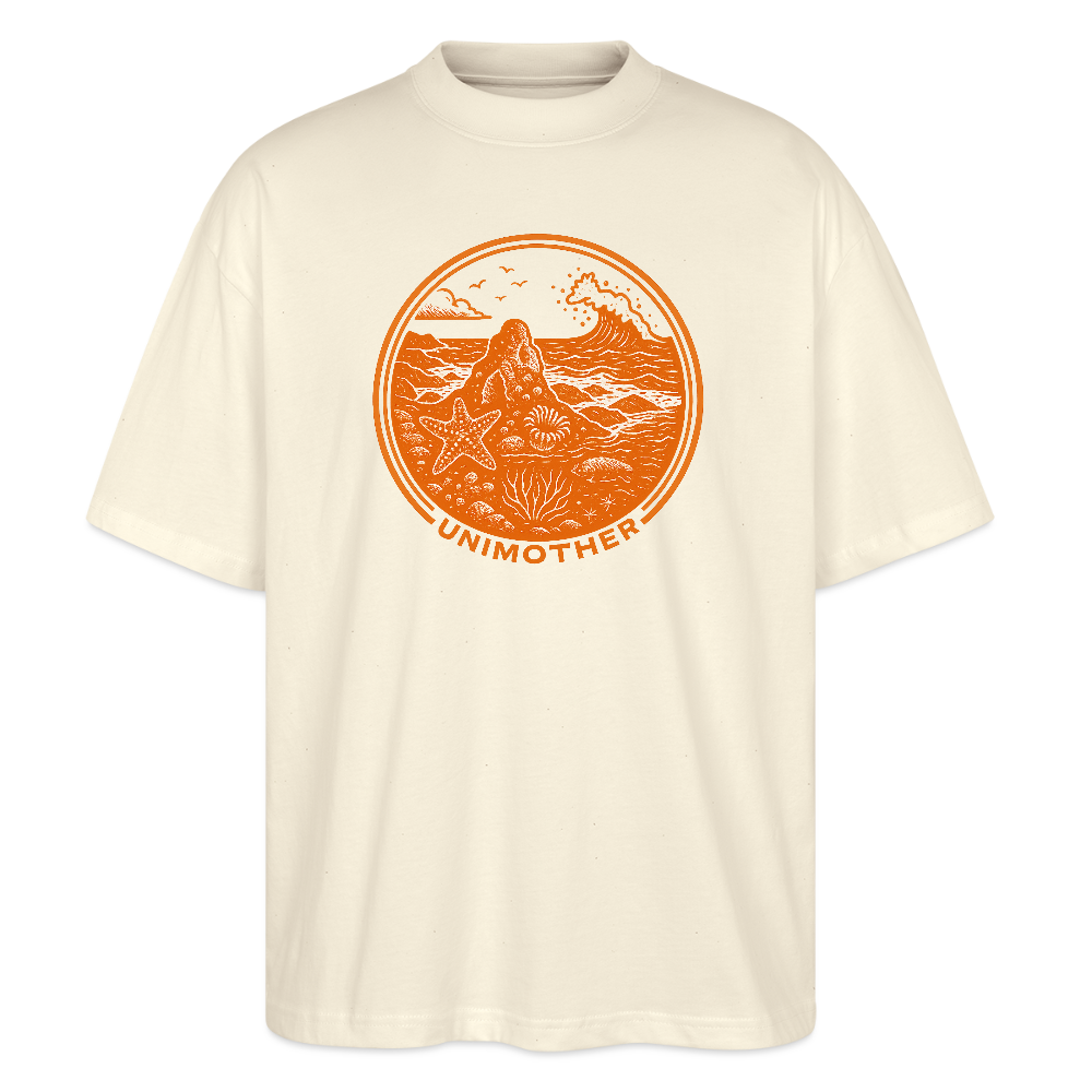 UNIMOTHER — Tide Pool & Surf Badge Stanley/Stella Blaster Oversized T-Shirt - natural raw