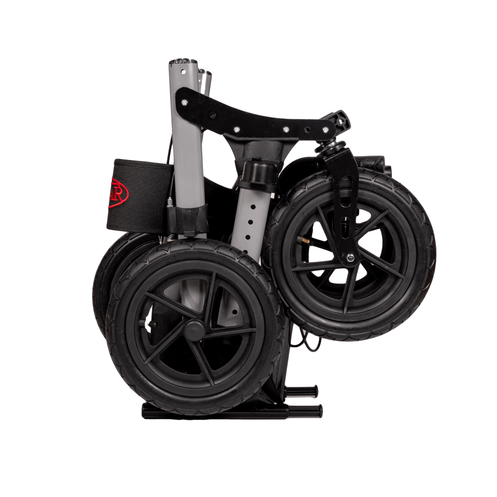 Luftbereifter Reise Rollator mit Tasche – AT51036