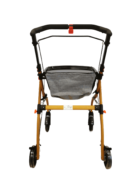 Antar Indoor Rollator Vollholzoptik mit Tasche, Tablett