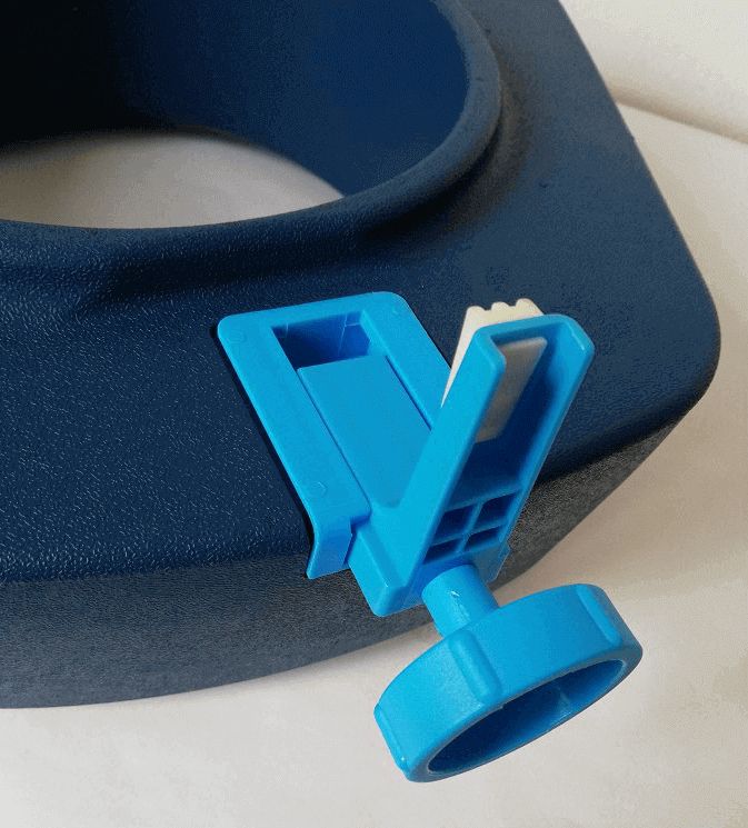 Weiche Toilettensitzerhöhung 10 cm PU hygienisch – AT51203