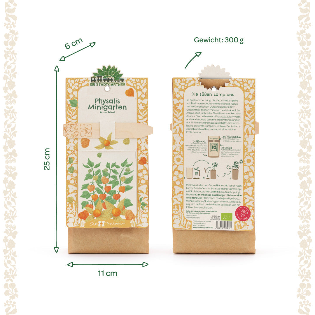 Anzuchtset – Minigarten BIO-Physalis