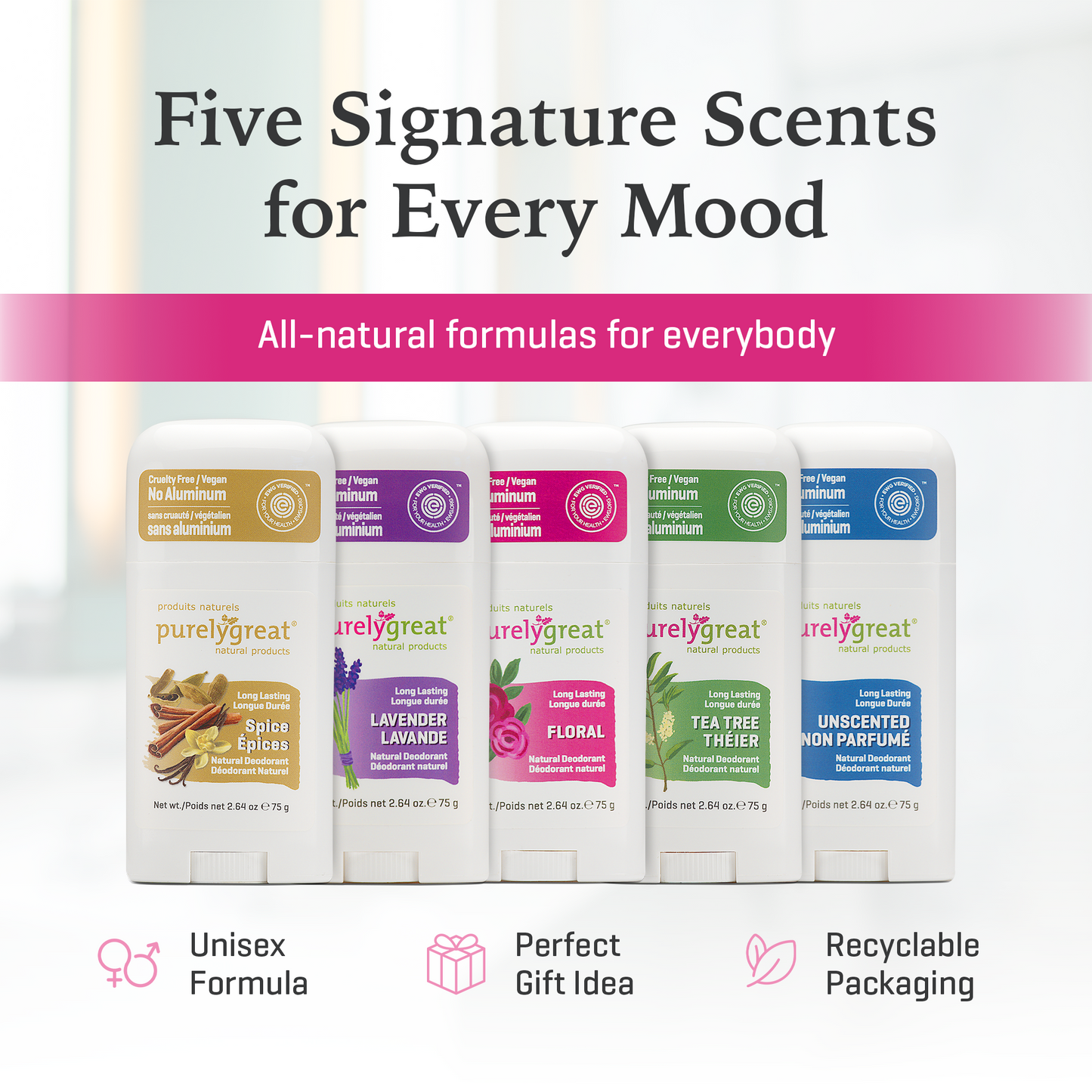 Floral Stick Deodorant