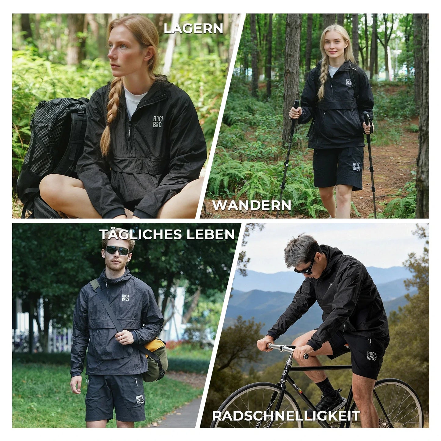 Herren Fahrradjacke Winddicht – Leicht, Atmungsaktiv für Radfahren, Wandern & Alltag