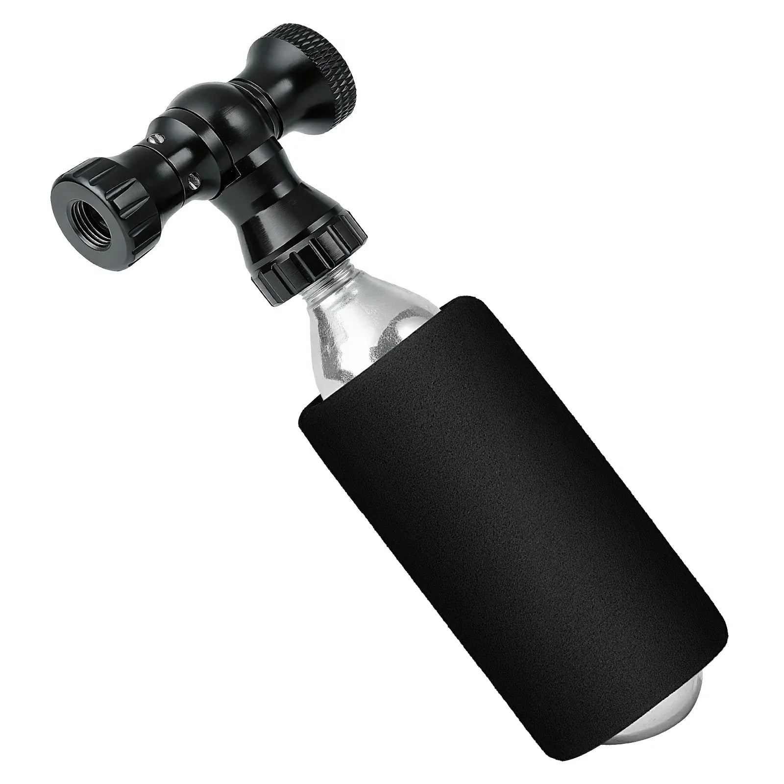 Mini Fahrradpumpe mit CO₂-Adapter