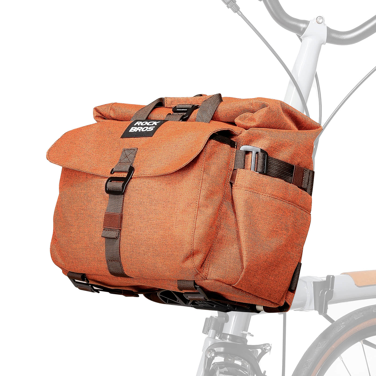 fahrradrucksack 15l Fahrradtasche Lenkertasche for Brompton 15L+1,8L – Unimother