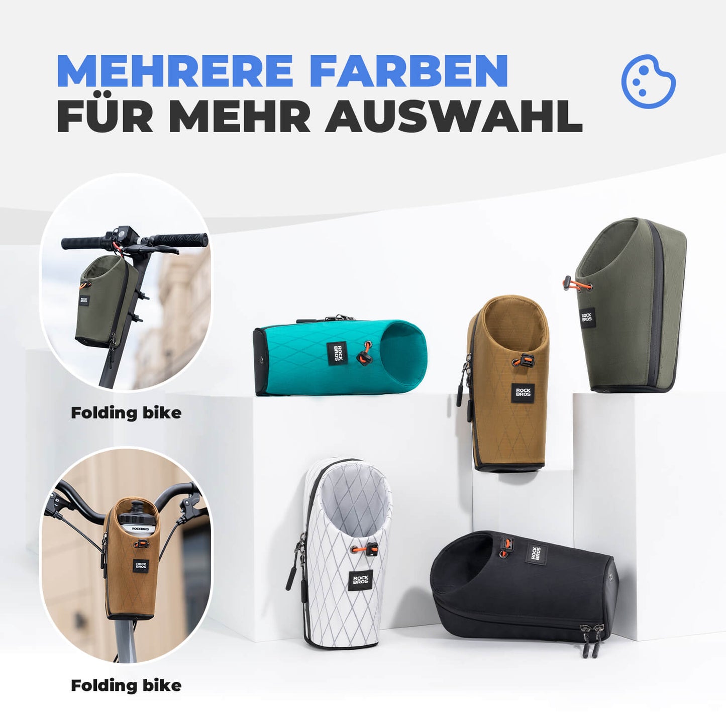 Lenkertasche Wasserflaschentasche 1.5L für Trinkflaschen Ø7 cm
