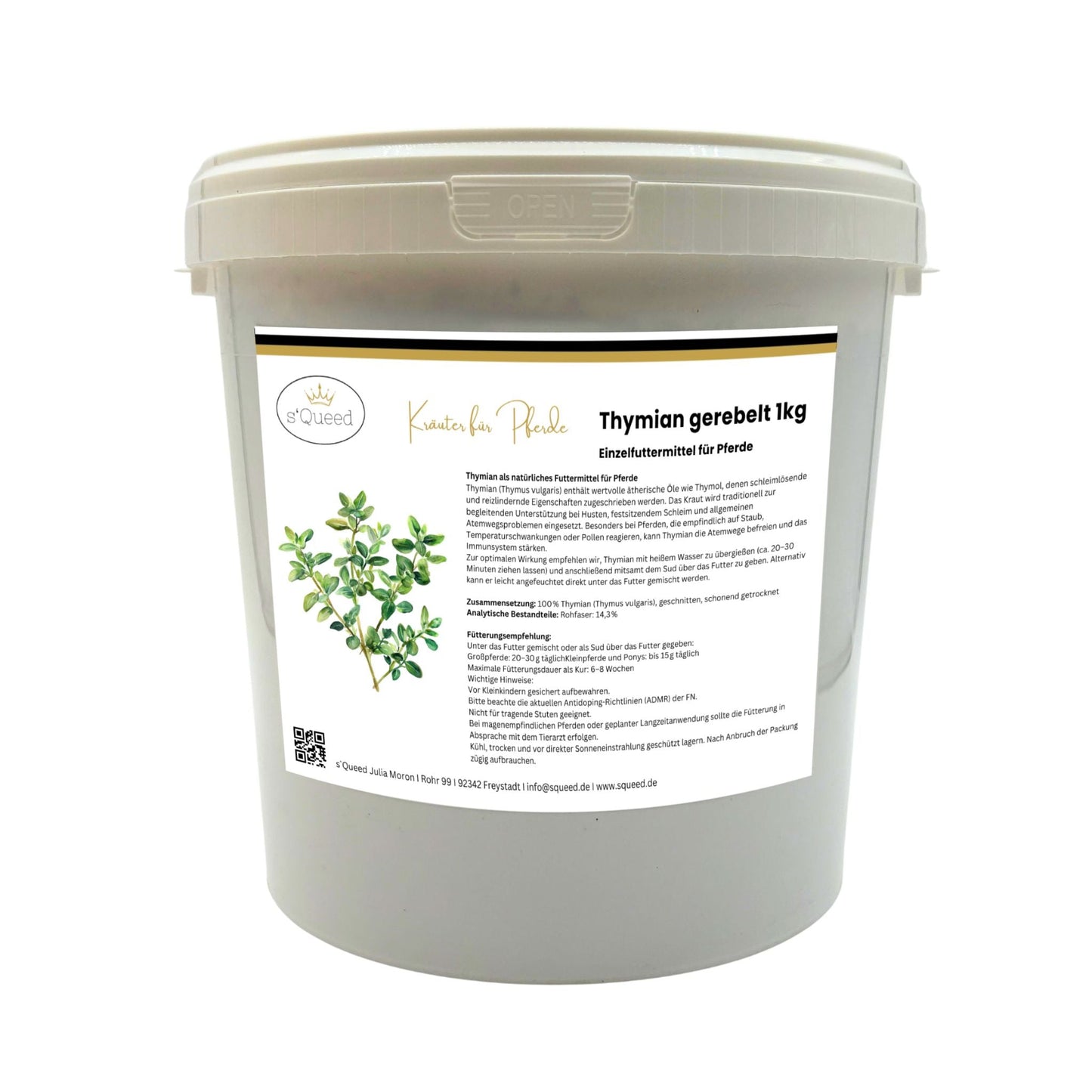 Thymian Pferd - Hustenkräuter für Pferde - Schleimlöser Pferd