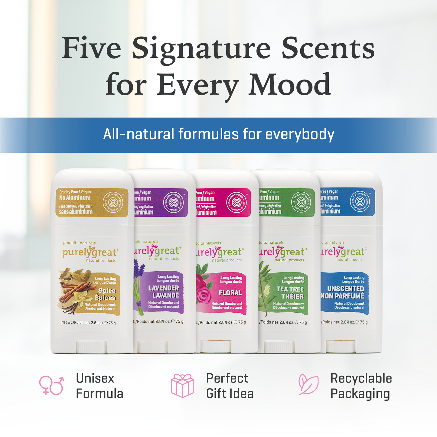 Unscented Stick Deodorant