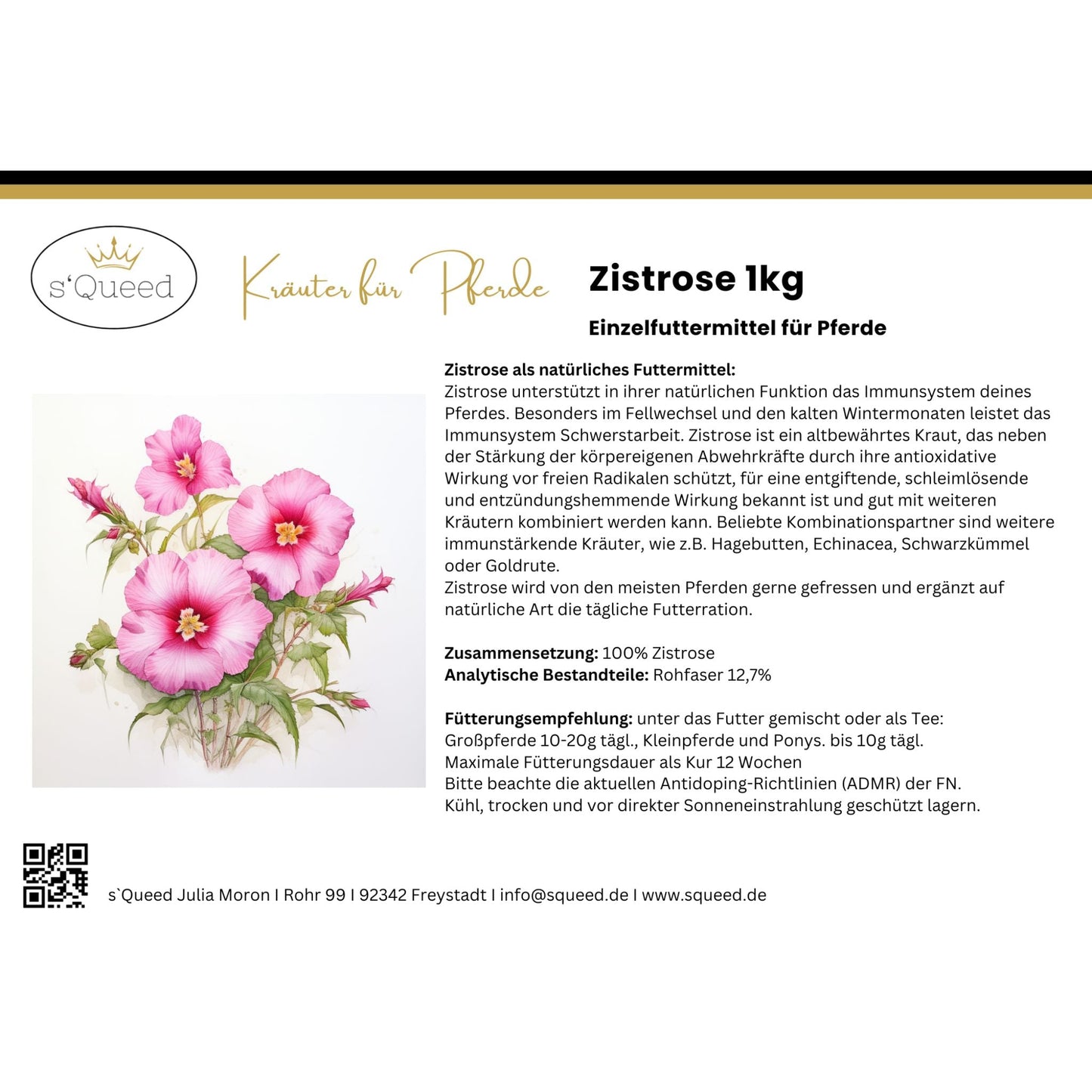 Zistrose Pferd - Immunsystem stärken Pferd