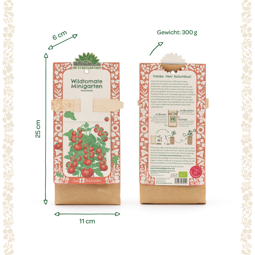 Anzuchtset – Minigarten BIO-Wildtomate