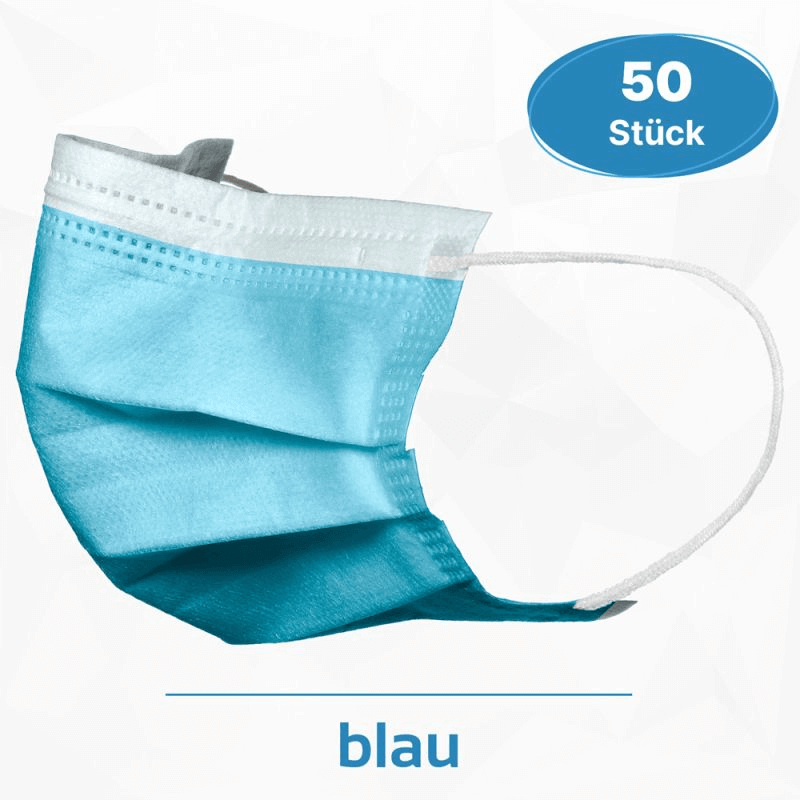 Chirurgische Gesichtsmaske - mit Gummiband