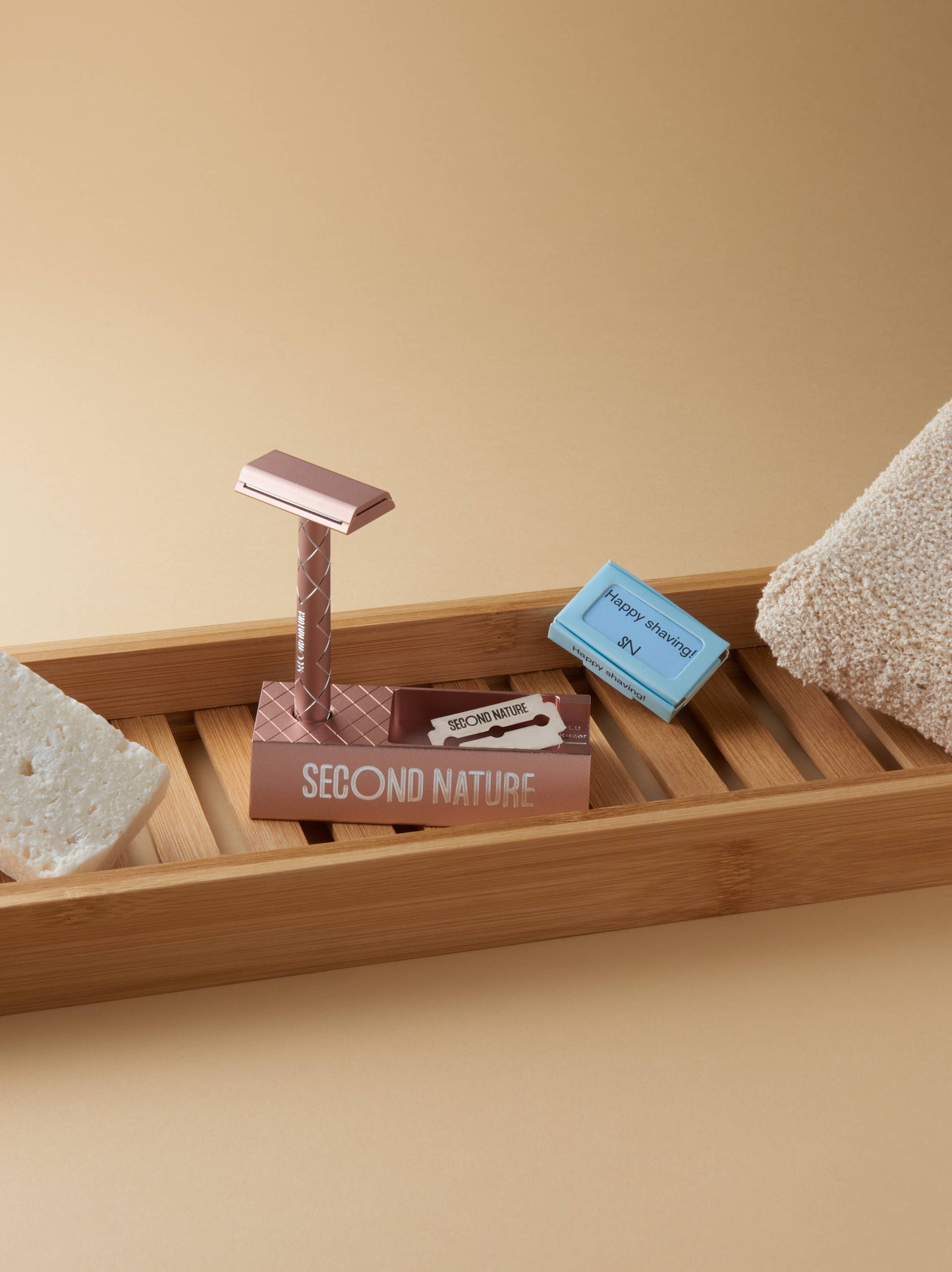 Rasierset - Rasierhobel mit Ständer und Klingen -