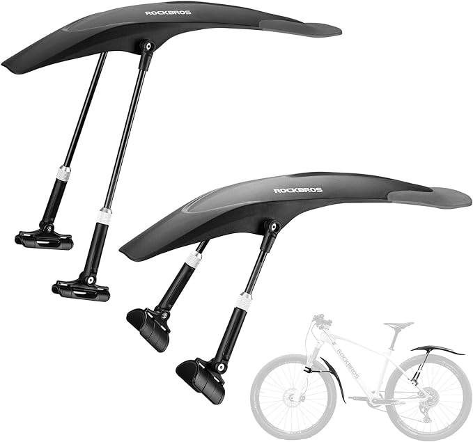 ROCKBROS Fahrrad Schutzbleche Set Vorne/Hinten Flexible Fahrradschutzb – Unimother