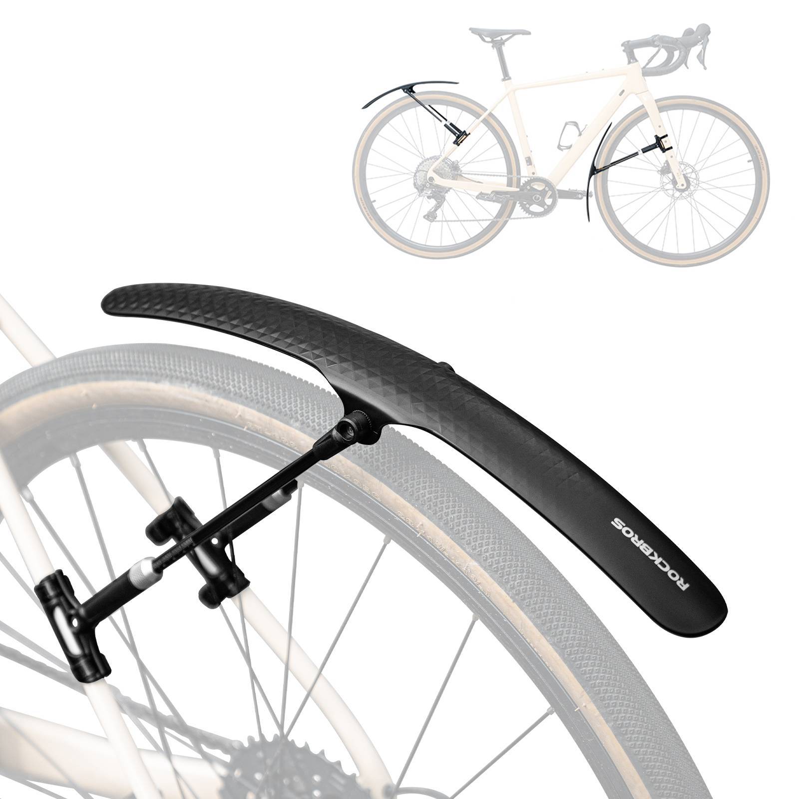ROCKBROS Rennrad Schutzblech Set für 27,5 Zoll Fahrräder Quick-Release – Unimother
