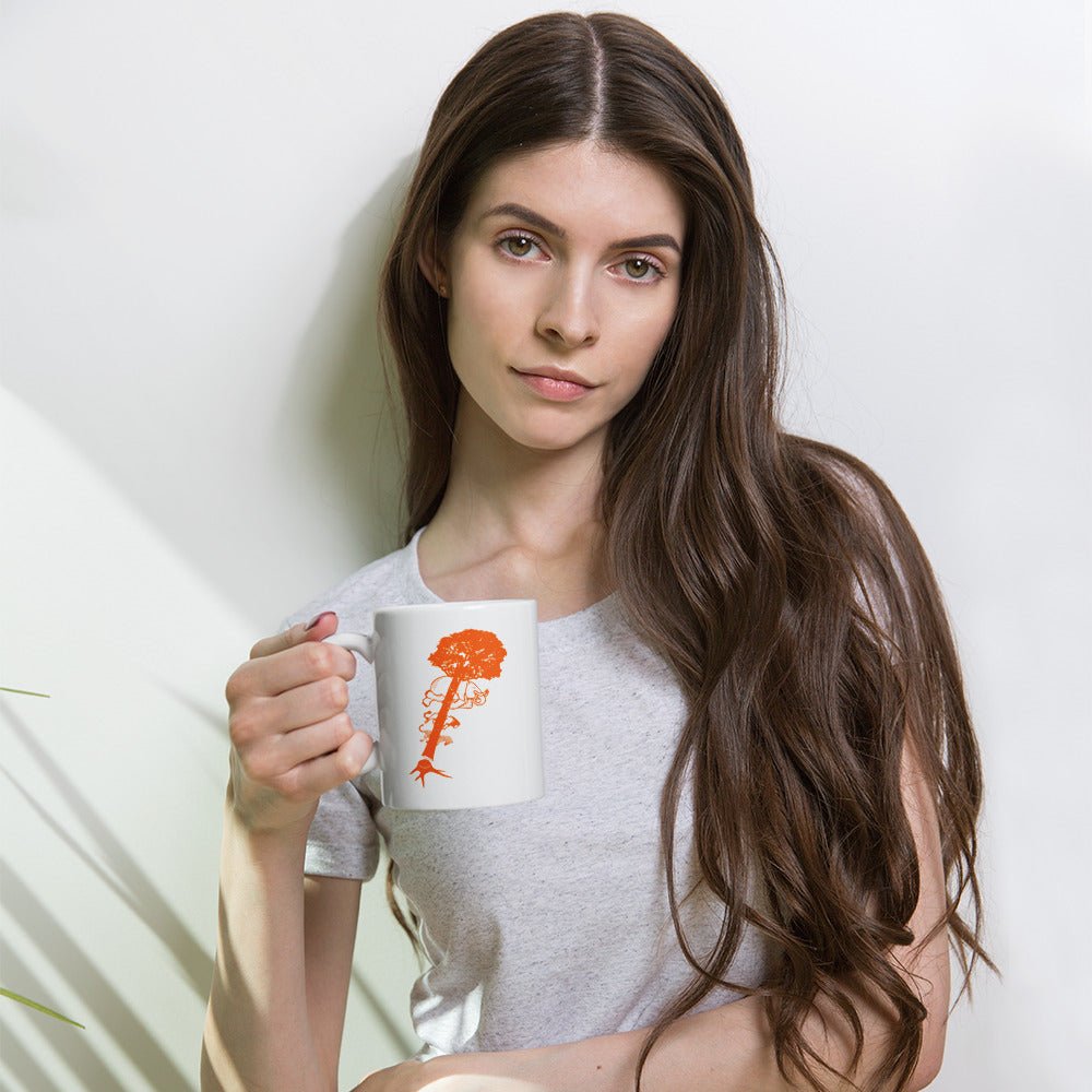 Deforestation White Glossy Mug - Unimother