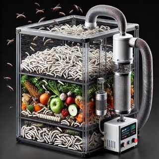 Automating the harvest of Black Soldier Fly Larvae