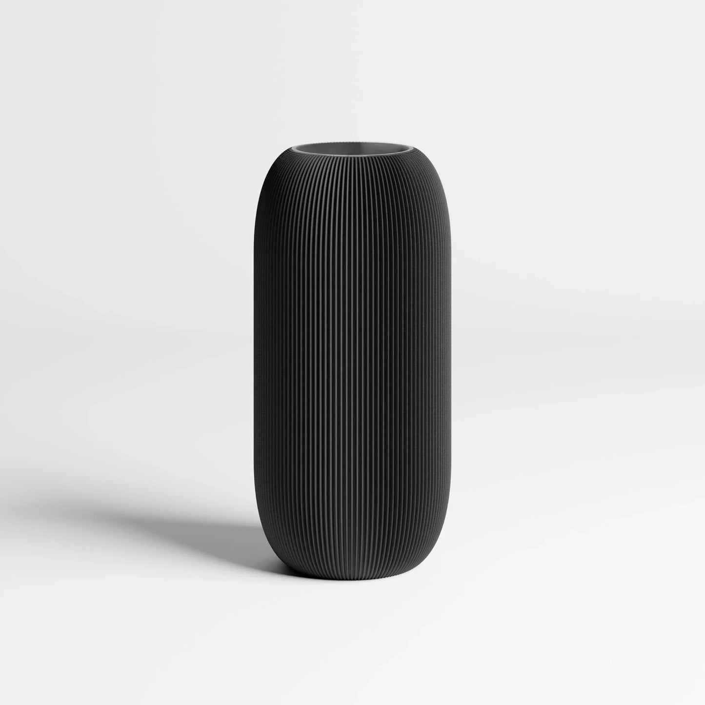 Pille - Vase - Schwarz 27cm - Nachhaltiges Design von Dennis Maass