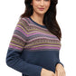 Apu Kuntur - Alpaka Pullover COLORES ANDEN – Kuscheliger Jacquard-Strick aus 100 % Baby Alpaka