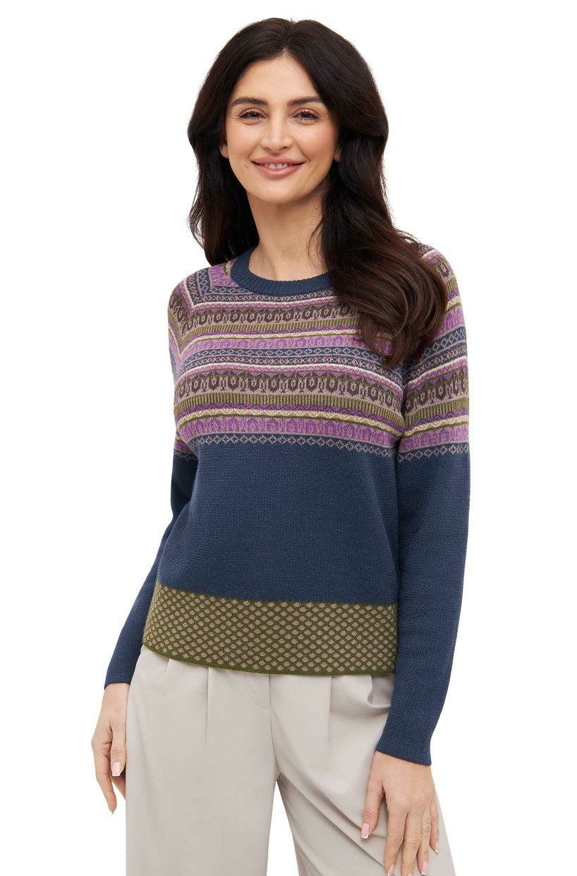 Apu Kuntur - Alpaka Pullover COLORES ANDEN – Kuscheliger Jacquard-Strick aus 100 % Baby Alpaka