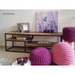 TV Lowboard - Fernsehschrank - 150 x 51 x 36 cm - Liverpool - Metall-Gestell schwarz matt