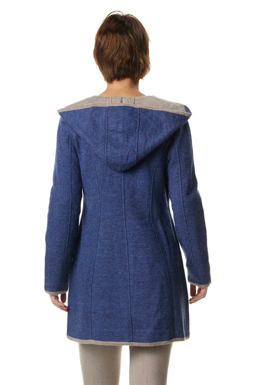 Apu Kuntur - Alpaka Mantel ALYSSA – Damen Parka aus Alpaka & Wolle