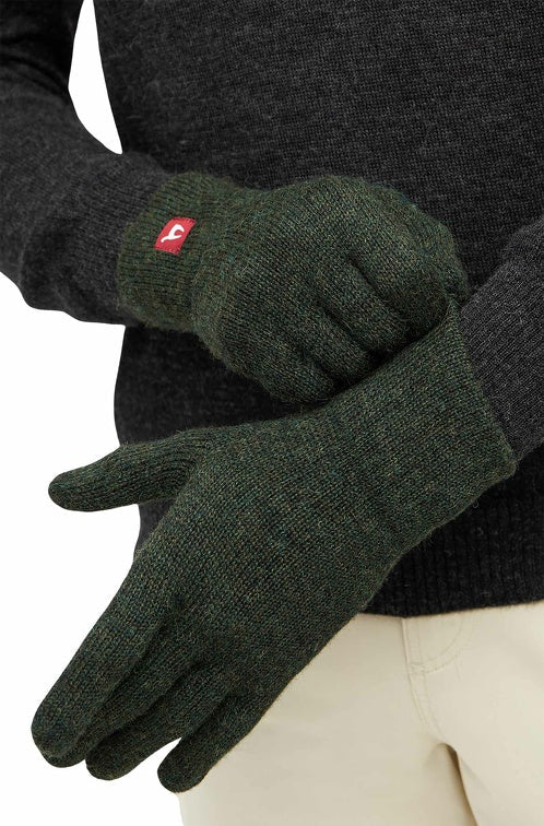 Apu Kuntur - Alpaka Fingerhandschuhe Uni – 100 % Baby‑Alpaka
