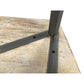 Beistelltisch - 56 x 47 cm - nachhaltig Wohnzimmer Tisch - Couchtisch - Nizza - Metall-Gestell
