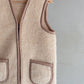 Schafswollweste - Bodywarmer - Taru Camel -