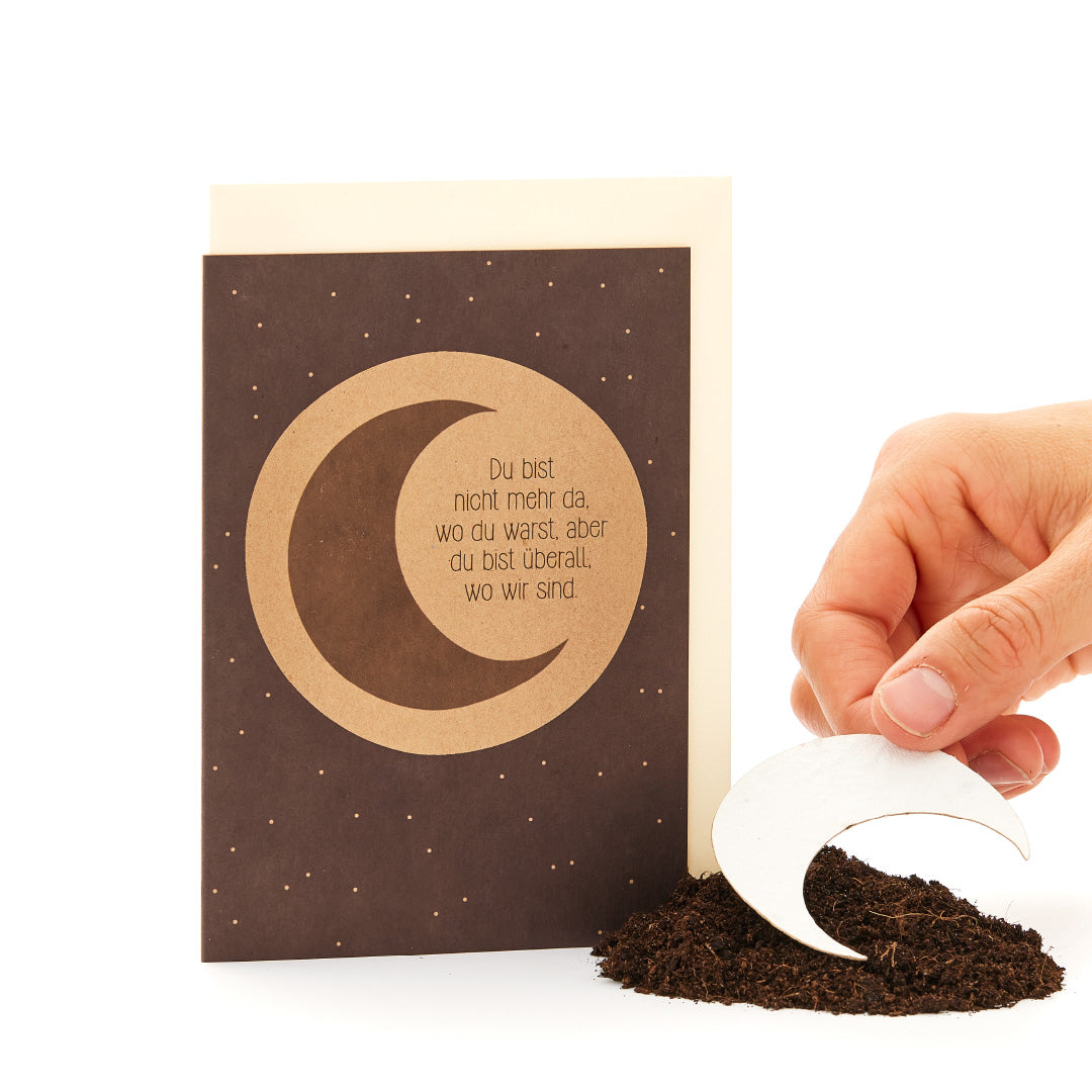 Trauerkarte "Du bist nicht mehr da"