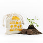 Samenbomben "Sonnenblumen" im Jutebeutel