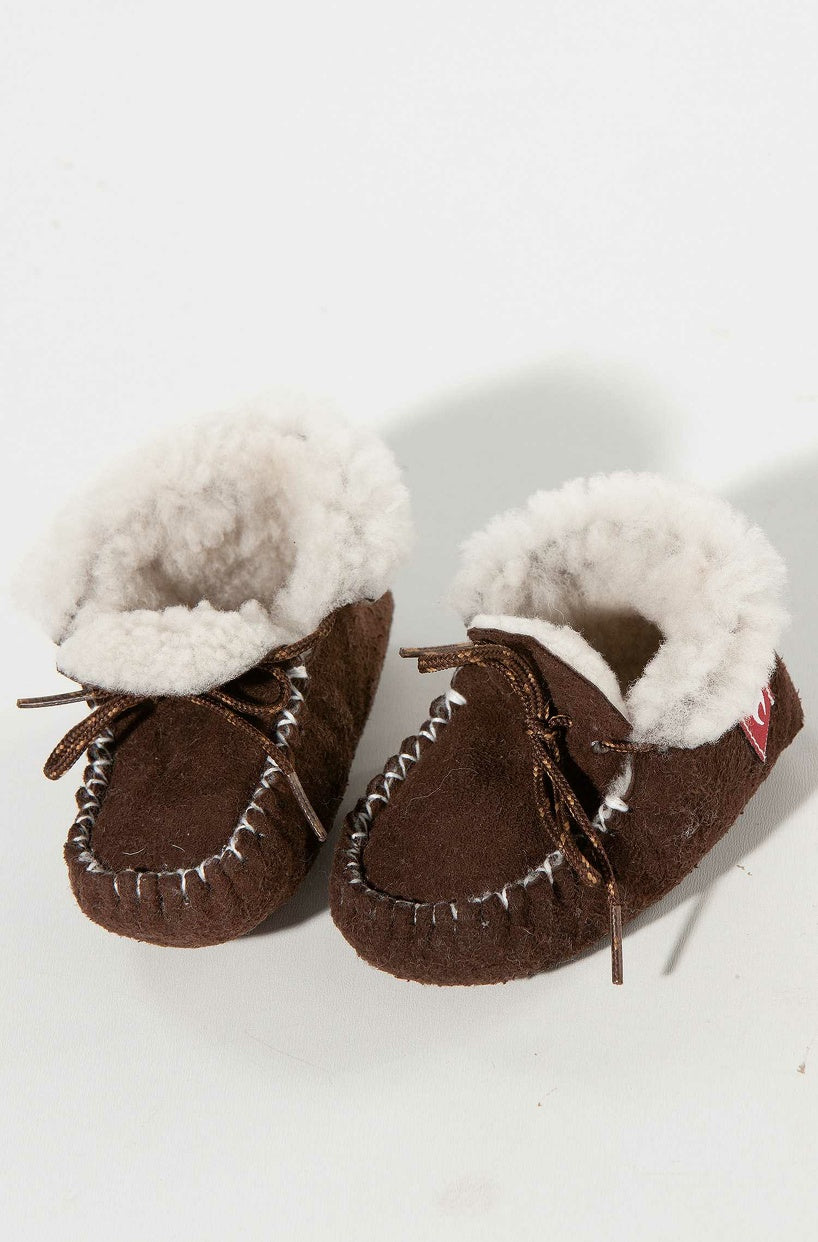 Apu Kuntur - Kinder- Fellpantoffeln - 100% Lammfell