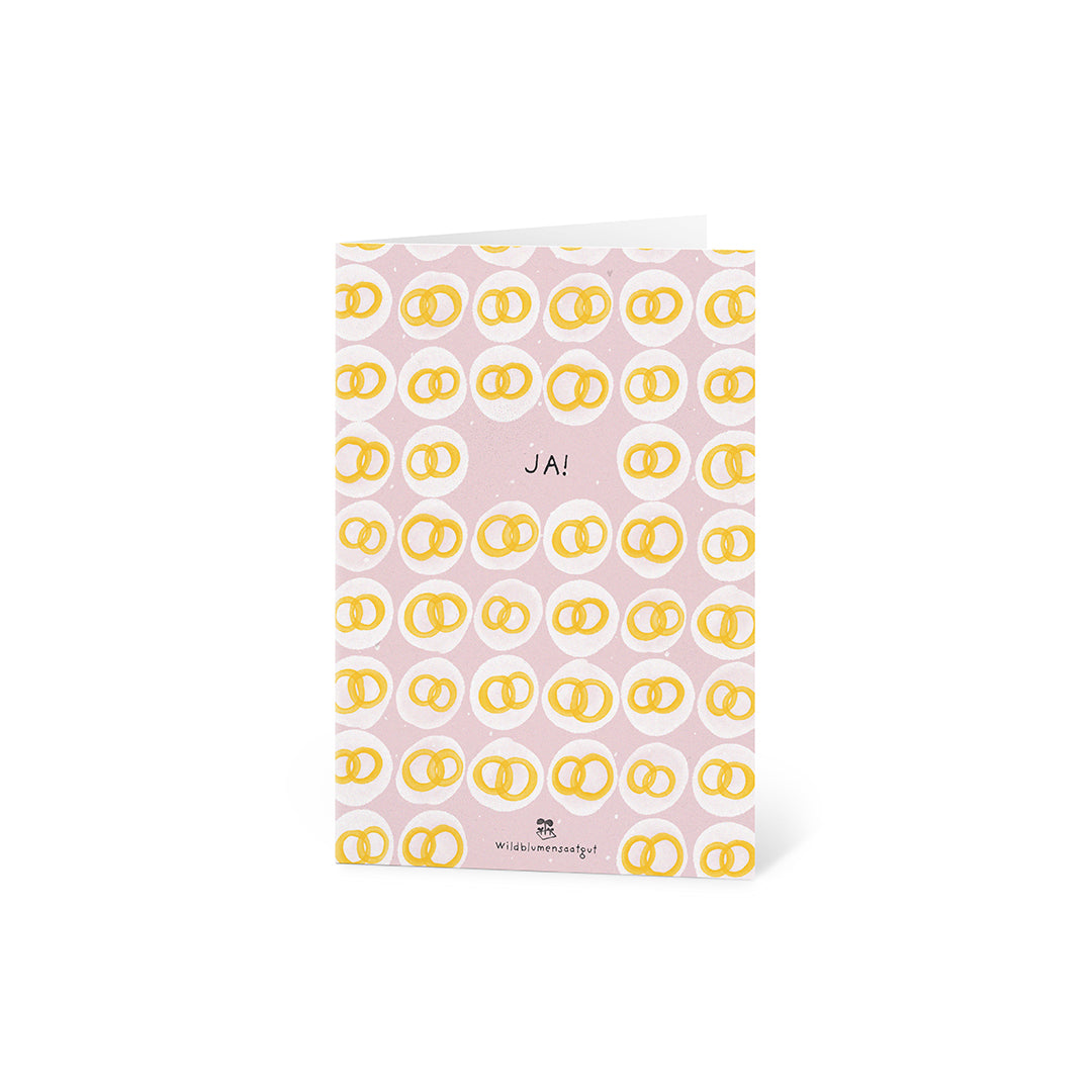 Grußkarte - Ja!