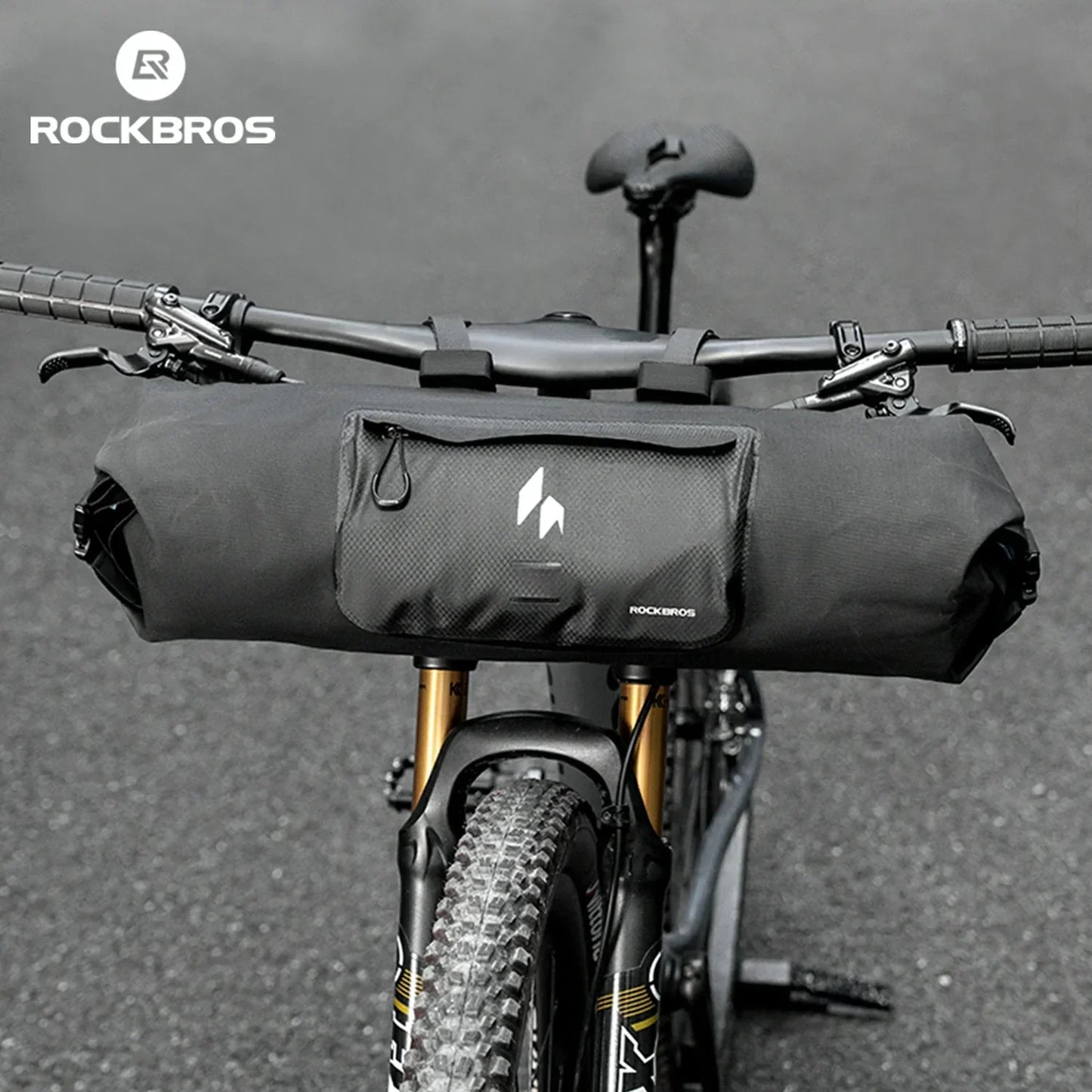 100% Wasserdichtes Fahrradtasche Lenkertasche 8L AS-154 RideMate