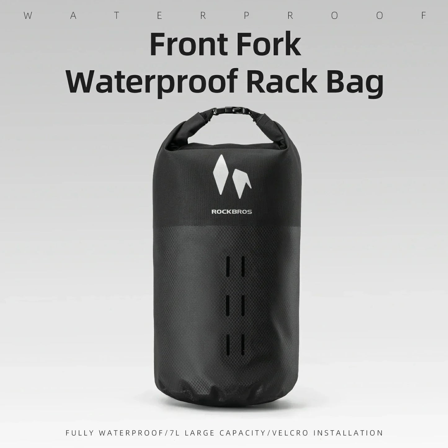 100% Wasserdichtes Gepäckträgertasche Gepäckträger für Vordergabel  7L AS-156 RideMate