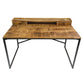 Industrial Schreibtisch Computertisch - 120x88x55cm - Liverpool - Metall-Gestell schwarz