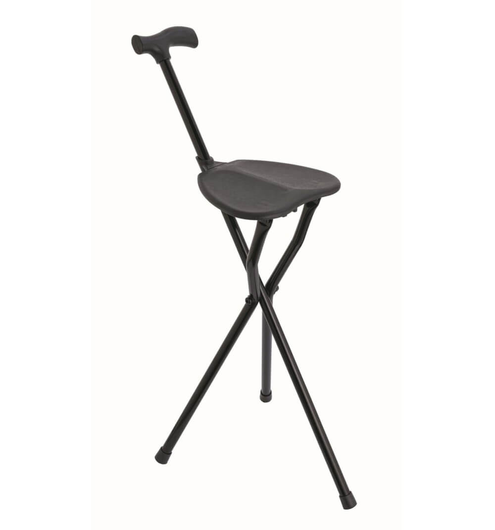 Dreibein Sitzstock, klappbar, 53,5 cm Sitzhöhe, 100 kg