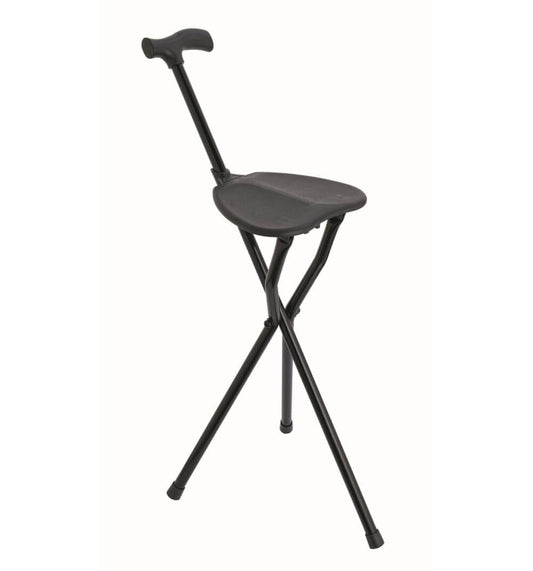Dreibein Sitzstock, klappbar, 53,5 cm Sitzhöhe, 100 kg
