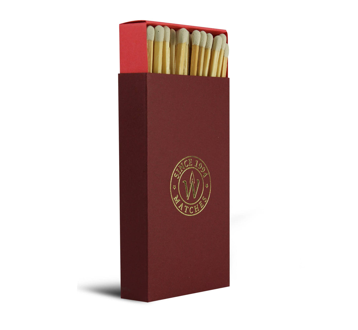 Premium Streichhölzer – Lange Design-Streichhölzer - Bordeaux