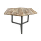 Beistelltisch - 56 x 47 cm - nachhaltig Wohnzimmer Tisch - Couchtisch - Nizza - Metall-Gestell