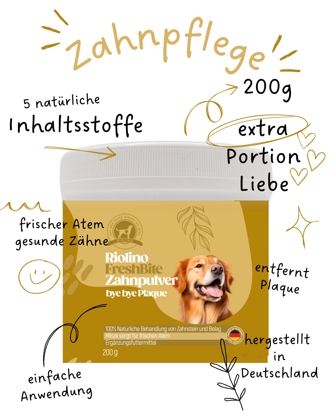 Riolino FreshBite – Natürliche Zahnpflege für Hunde