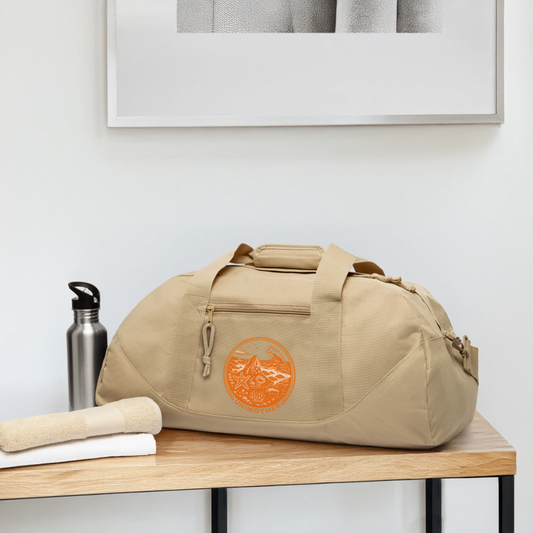 UNIMOTHER — Tide Pool & Surf Badge Recycled Duffel Bag - beige