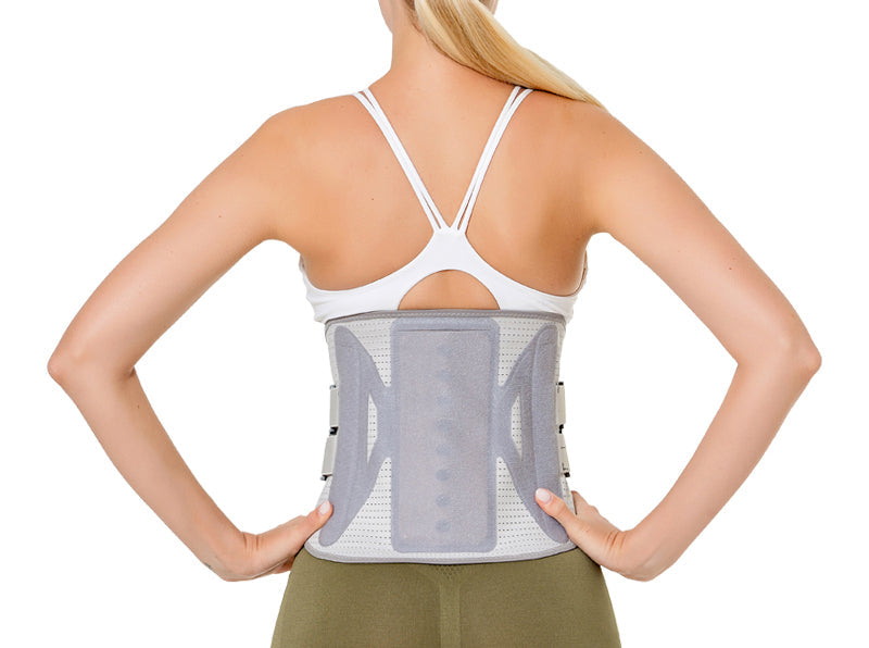 Stabilisierungs-Orthese mit Pelotte und Zugelementen