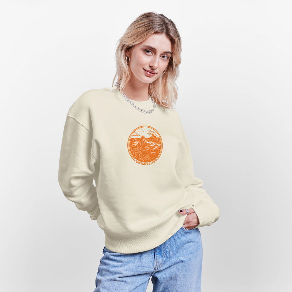 UNIMOTHER — Tide Pool & Surf Badge Stanley/Stella Radder Unisex Oversized Organic Sweatshirt - natural raw