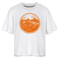 UNIMOTHER — Tide Pool & Surf Badge Women's Boxy Tee - white