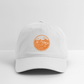 UNIMOTHER — Tide Pool & Surf Badge Organic Baseball Cap - white