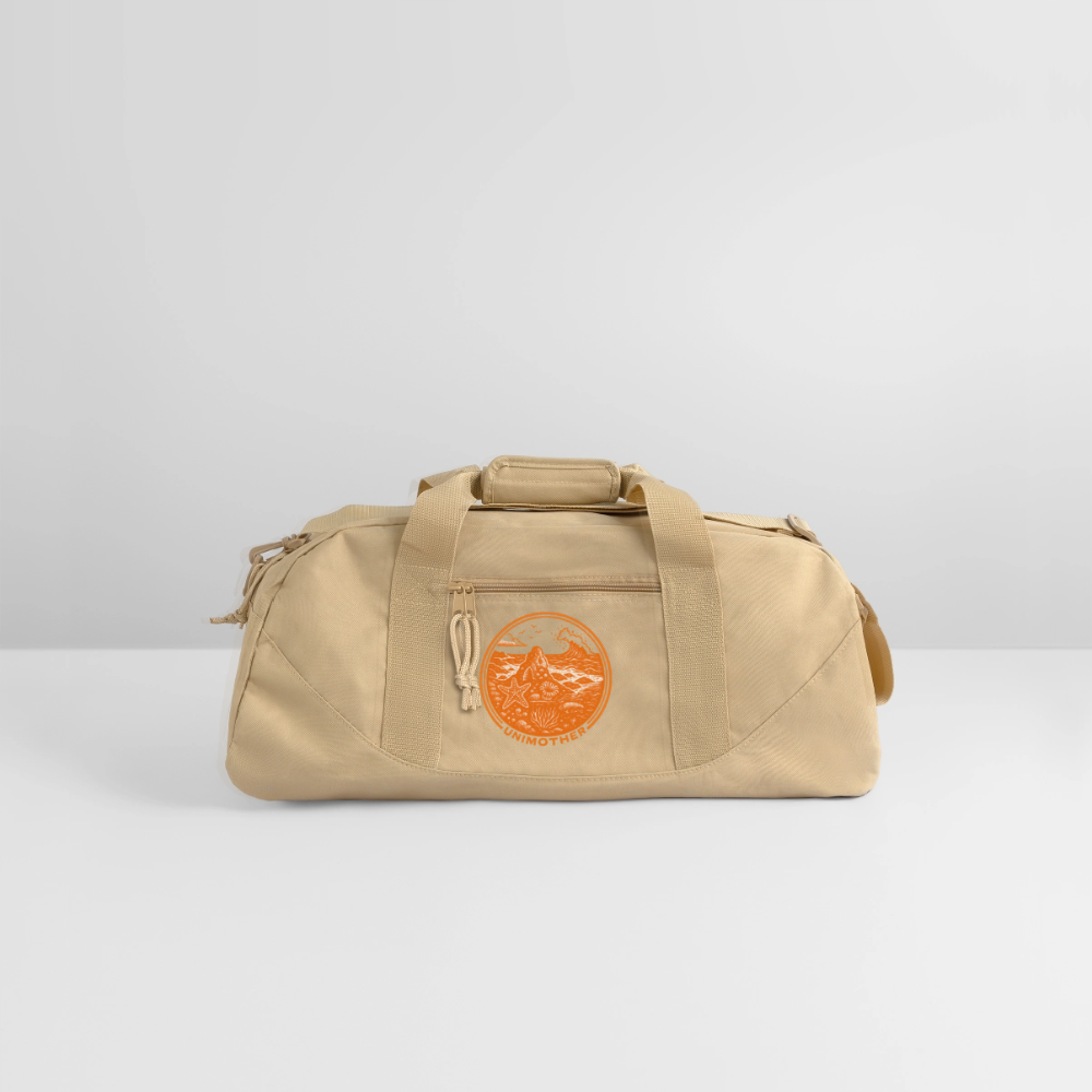 UNIMOTHER — Tide Pool & Surf Badge Recycled Duffel Bag - beige