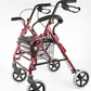 Aluminium Rollator mit Fußstütze - AT51018